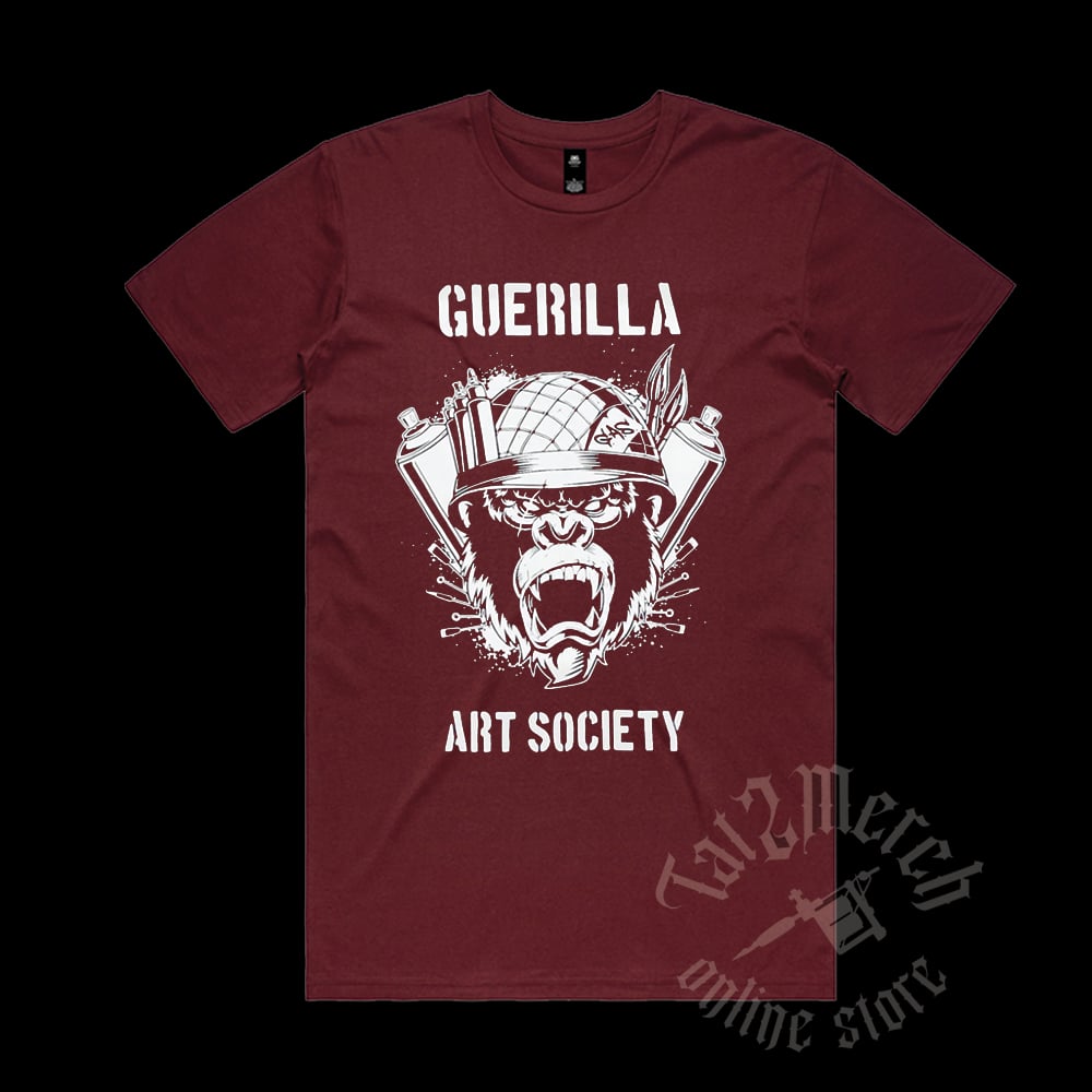 Guerilla Art Society logo tee