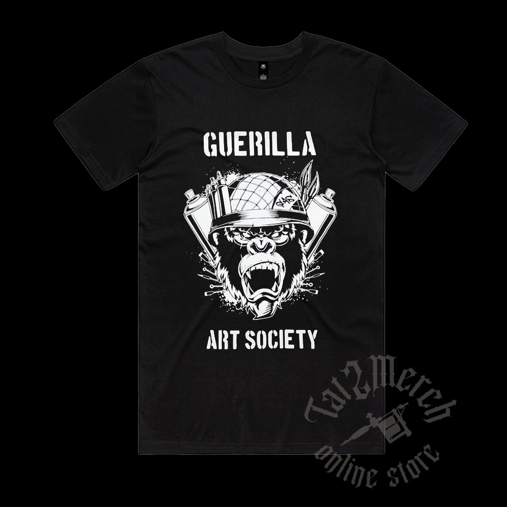 Guerilla Art Society logo tee