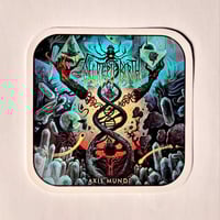 Image 1 of Decrepit Birth Axis Mundi Album Cover Glossy Finish LAMINATED Vinyl Sticker