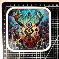 Image 2 of Decrepit Birth Axis Mundi Album Cover Glossy Finish LAMINATED Vinyl Sticker