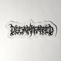 Image 1 of LARGE Decapitated Band Logo Glossy Finish LAMINATED Vinyl Sticker 