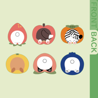 Image 3 of Fruit Animals Mini Charms