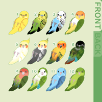 Image 2 of Bird Mini Charms