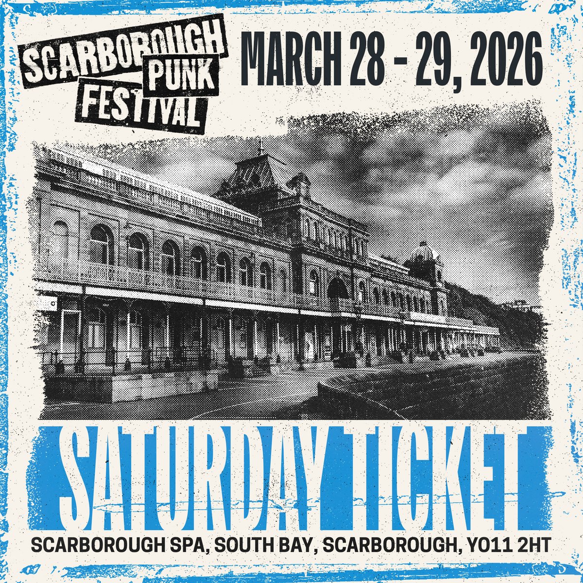 SPF2026 Saturday Ticket Scarborough Punk Festival spf2026-saturday-ticket-scarborough-punk-festival