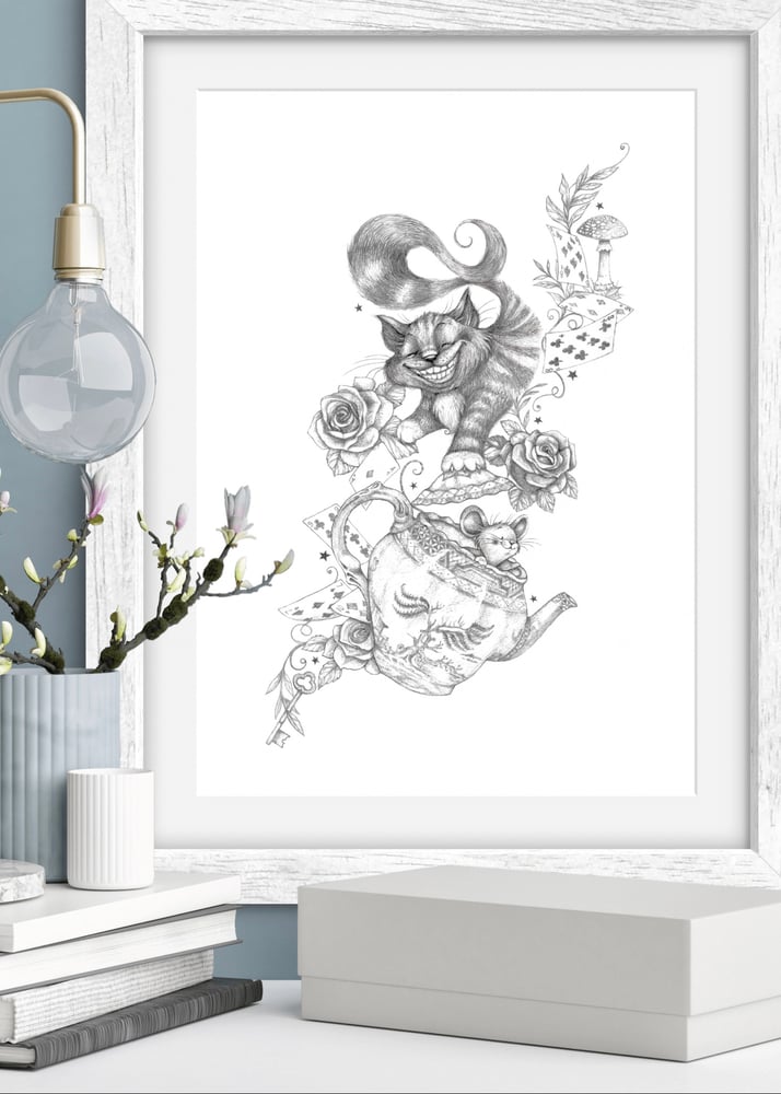 Image of ‘Cheshire & Dor’ Wonderland Print