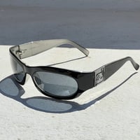 Image 3 of Chanel Black CC Plaque Sunglasses