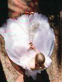 Image 3 of Vintage 80s pastel pink wedding dress