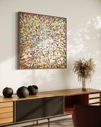 Image 4 of 'Aura solar 9' - 105x105cm, FRAMED