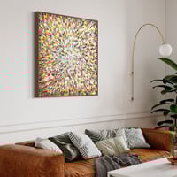 Image 7 of 'Aura solar 9' - 105x105cm, FRAMED