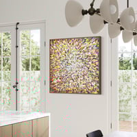 Image 10 of 'Aura solar 9' - 105x105cm, FRAMED
