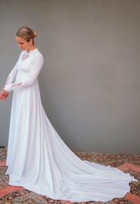Image 4 of Vintage 70s wedding dress 