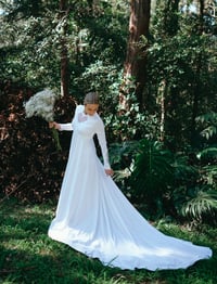 Image 2 of Vintage 70s wedding dress 