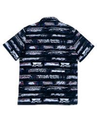 Image 3 of GRAFFITI SHIRT - Navy & Dark Red