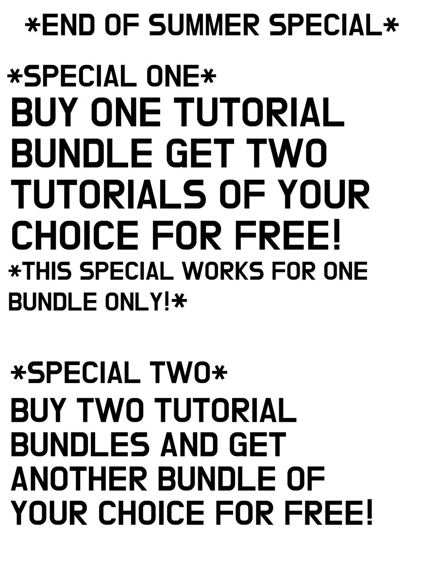 Image of *END OF SUMMER SALE SPECIAL*