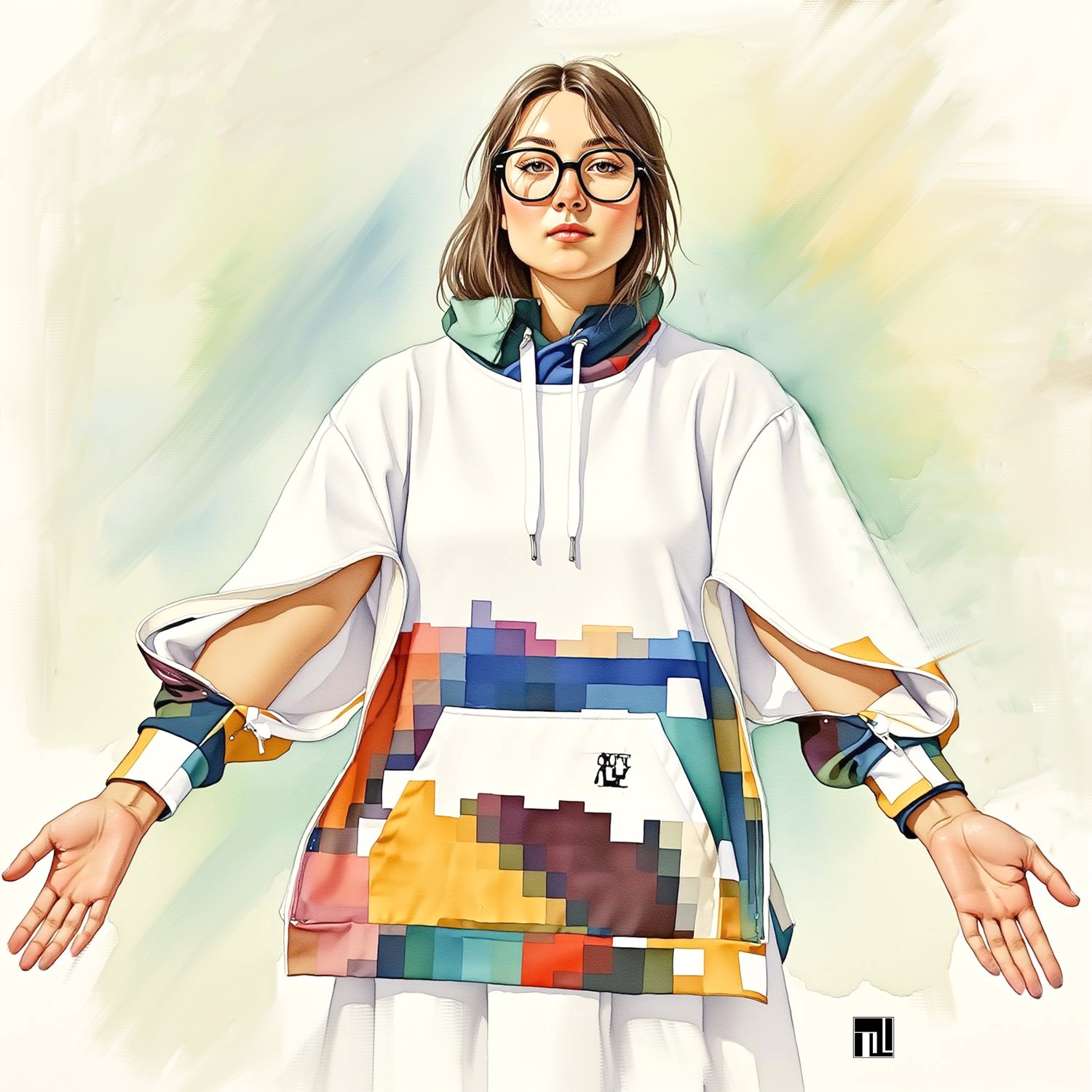 Image of ADJUSTABLE HOODED JACKET H2_2025_SBC