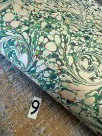 Image 10 of Hand Marbled Project Overs - French Curl. Pick your sheets.