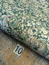 Image 11 of Hand Marbled Project Overs - French Curl. Pick your sheets.
