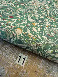 Image 12 of Hand Marbled Project Overs - French Curl. Pick your sheets.
