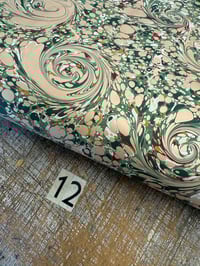 Image 13 of Hand Marbled Project Overs - French Curl. Pick your sheets.