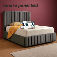 Image 2 of Modern Grey Upholstered Bed Frame – HUDAA Home of Furniture