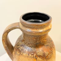 Image 7 of XXL Vase de sol en céramique grès - Scheurich 417-42 Fat Lava West Germany 