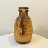 Image 5 of XXL Vase de sol en céramique grès - Scheurich 417-42 Fat Lava West Germany 