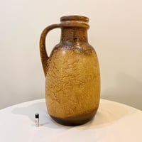 Image 3 of XXL Vase de sol en céramique grès - Scheurich 417-42 Fat Lava West Germany 
