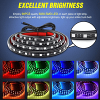 Image 4 of RGB Truck Bed Neon Light Strips