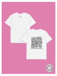 Image 1 of Change Ya Tune - White Tee #02
