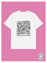 Image 3 of Change Ya Tune - White Tee #02