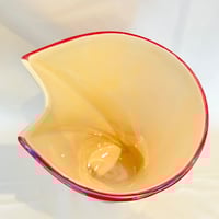 Image 8 of XXL Vase Verceram en céramique d’art, années 50/60, émail rouge bordeaux irisé