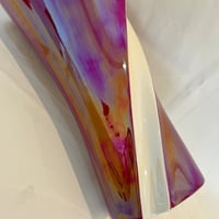 Image 3 of XXL Vase Verceram en céramique d’art, années 50/60, émail rouge bordeaux irisé