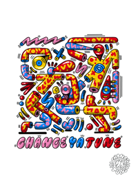 Image 5 of Change Ya Tune - White Tee #01