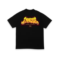 Image 2 of INFERNO HEAVYWEIGHT TEE - BLK