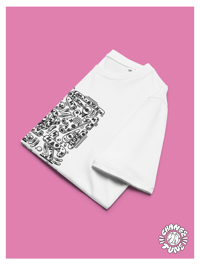 Image 4 of Change Ya Tune - White Tee #02