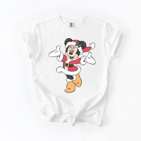 Image 3 of Santa Girl Mouse Tee | made to order