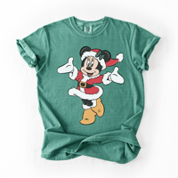 Image 1 of Santa Girl Mouse Tee | made to order