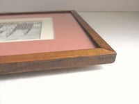 Image 10 of Antique St Paul's Cathedral Miniature Engraving Print in Wooden Frame Sized 11 1/8 x 8 1/8 ins