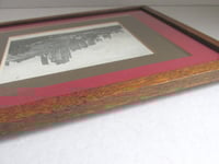 Image 11 of Antique Corfe Castle Dorset Miniature Engraving Print in Wooden Frame Sized 11 x 8 1/8 ins