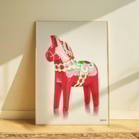 Image 4 of Dalahäst Print