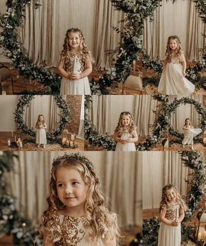 Image of Outdoor Tree Farm Wreath and Wonder Sessions ~ $650 
