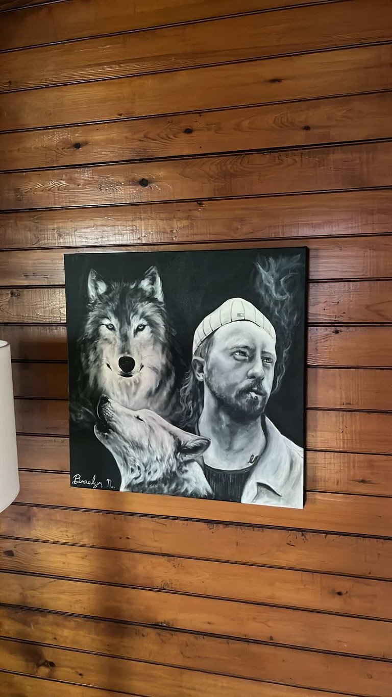 DJ LUCAS WOLF PAINTING SHIRT Image 3