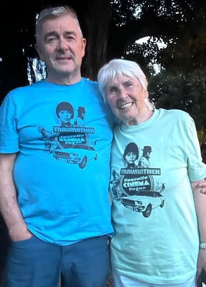 Traumathek T-Shirt Sky Blue