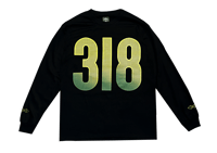 Image 1 of  TOTAL 318  LONGSLEEVE TEE BLACK 