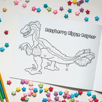 Image 5 of Dessert Dinos Colouring Book | Cute dinosaur art colouring pages booklet printed in Canada