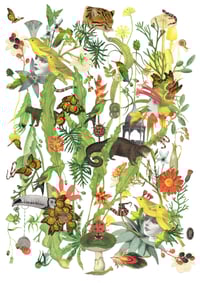 Jungle Garden | Original Collage
