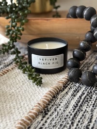 Image 3 of VETIVER & BLACK FIG candles + scented products