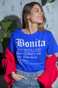 Image 2 of Bonita Definition Tee - Black T-Shirt with Unique "Bonita" Graphic and Meaningful Text Design