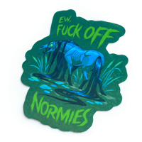 Image 2 of "Kelpie" glitter sticker