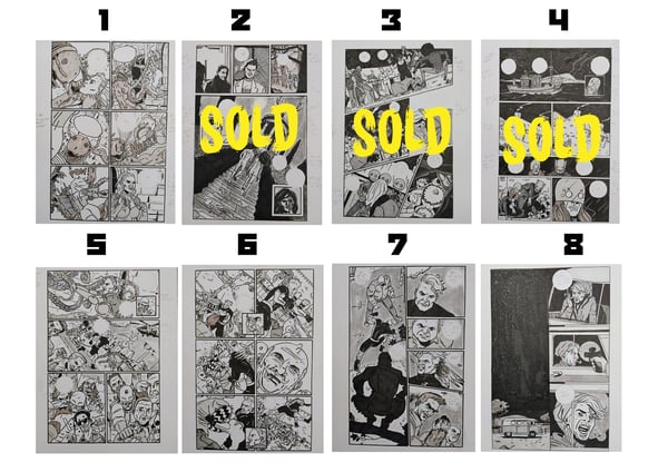 Image of SALE! Original Art from The United: Welcome to the Shitshow